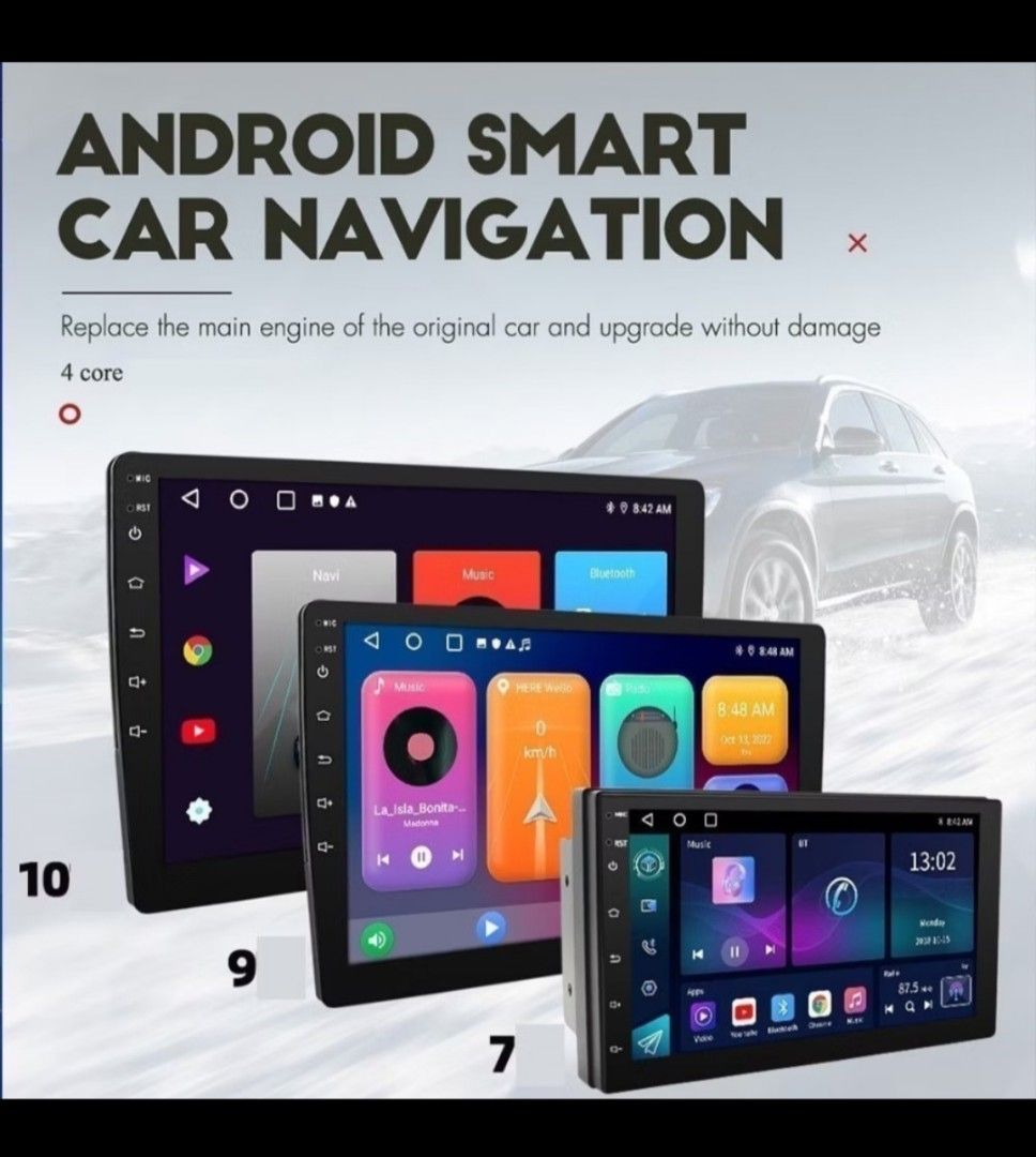 Android 14 QLED 6GB+64GB Player, Car Accessories, Accessories on Carousell
