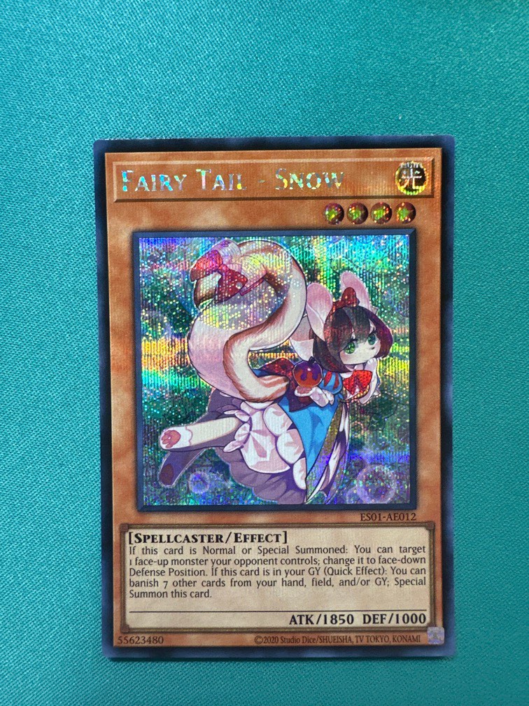 ASIAN ENGLISH Yu-Gi-Oh Fairy Tail - Snow secret rare (SR), Hobbies & Toys,  Toys & Games on Carousell