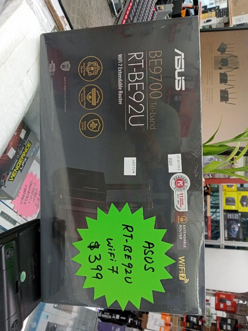 Asus RTBE92U Wifi7 router, Computers & Tech, Parts & Accessories