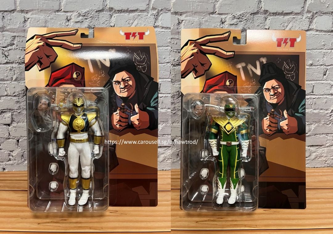 Back Order Read Listing Tree New Toys 1 12 scale Power Rangers White or Green Hobbies Toys Toys Games on Carousell