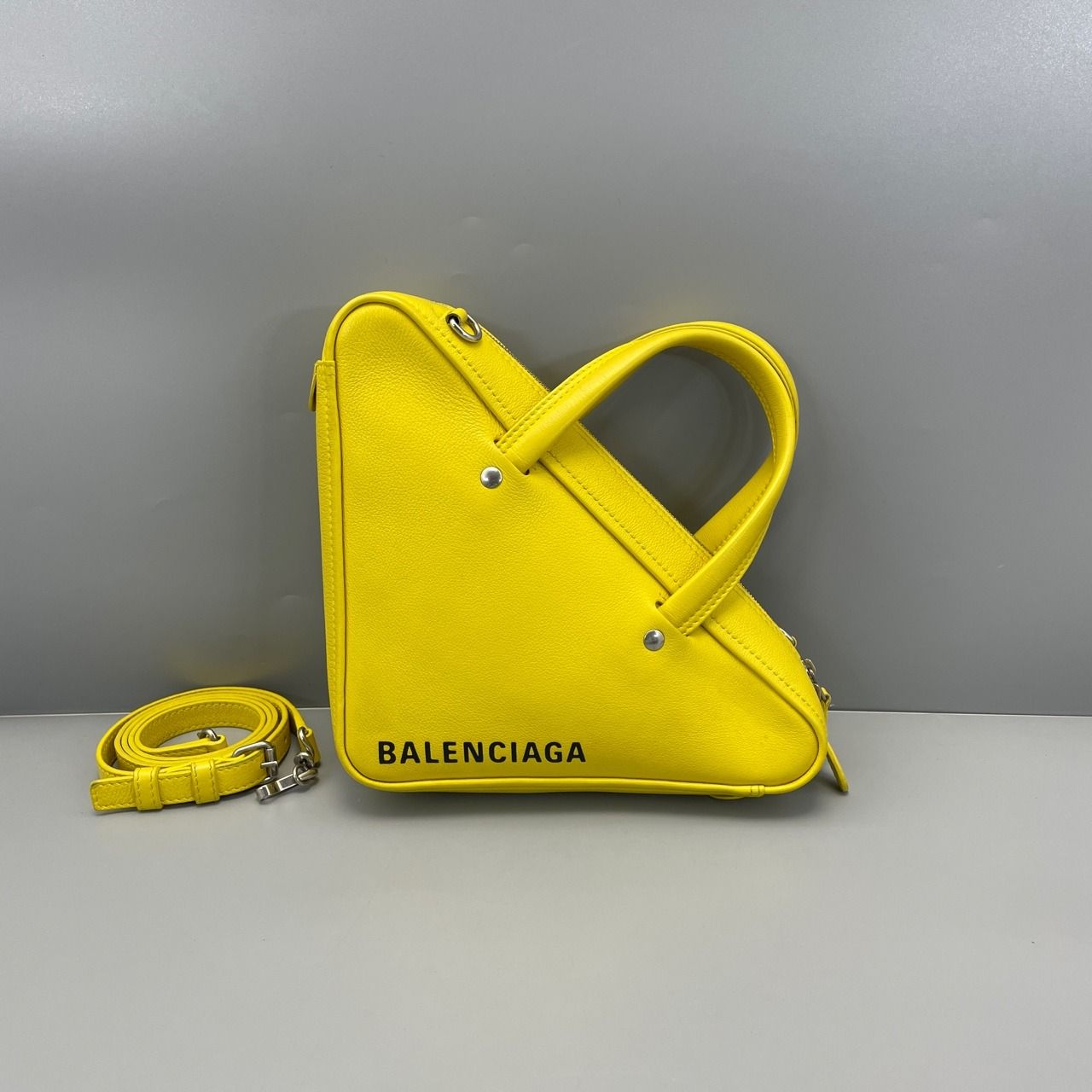 Balenciaga triangle bag yellow shop