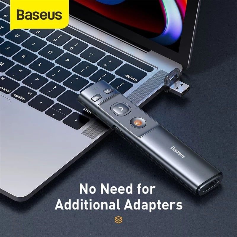 Baseus presenter wireless laser pointer 2.4ghz remote controller for ...