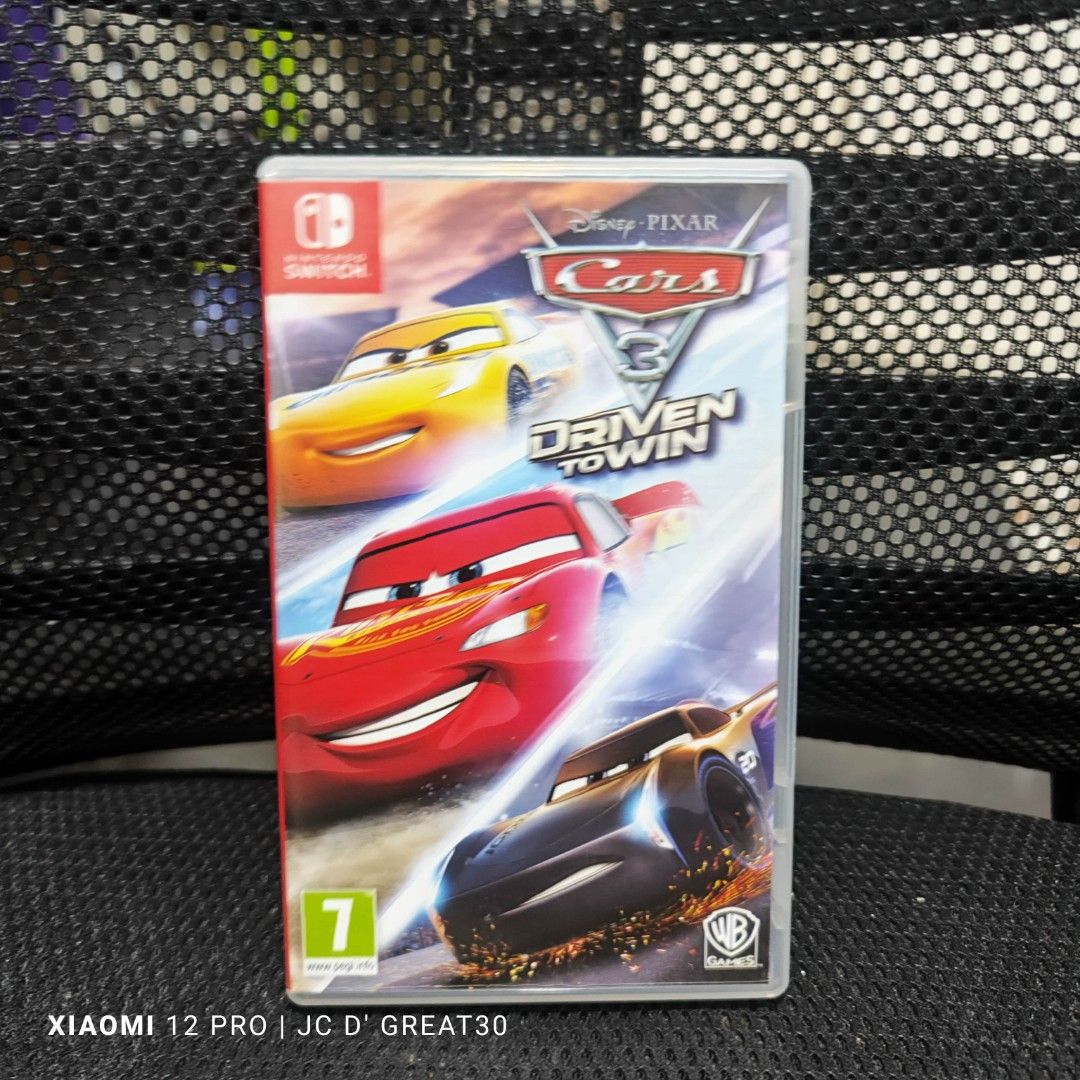 Cars 3 Driven To Win Switch Game, Video Gaming, Video Games, Nintendo