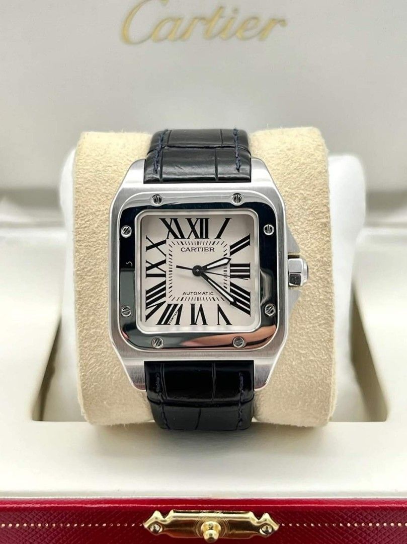 Cartier Santos 100 Medium Automatic Luxury Watches on Carousell