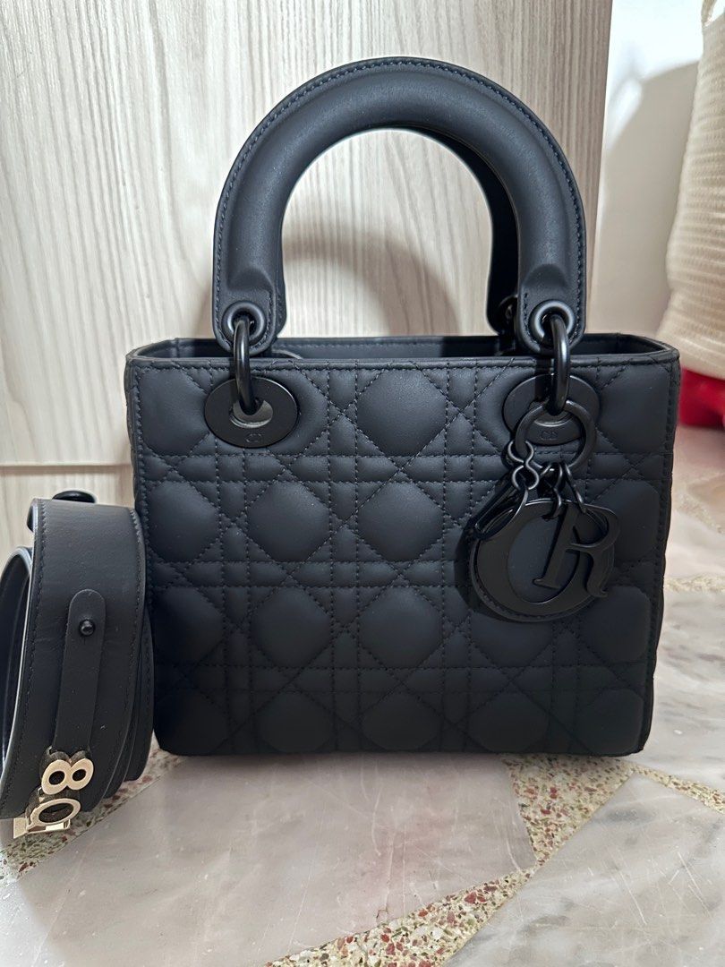 Christian Dior Small Lady Dior So Black Matte Luxury Bags Wallets on Carousell