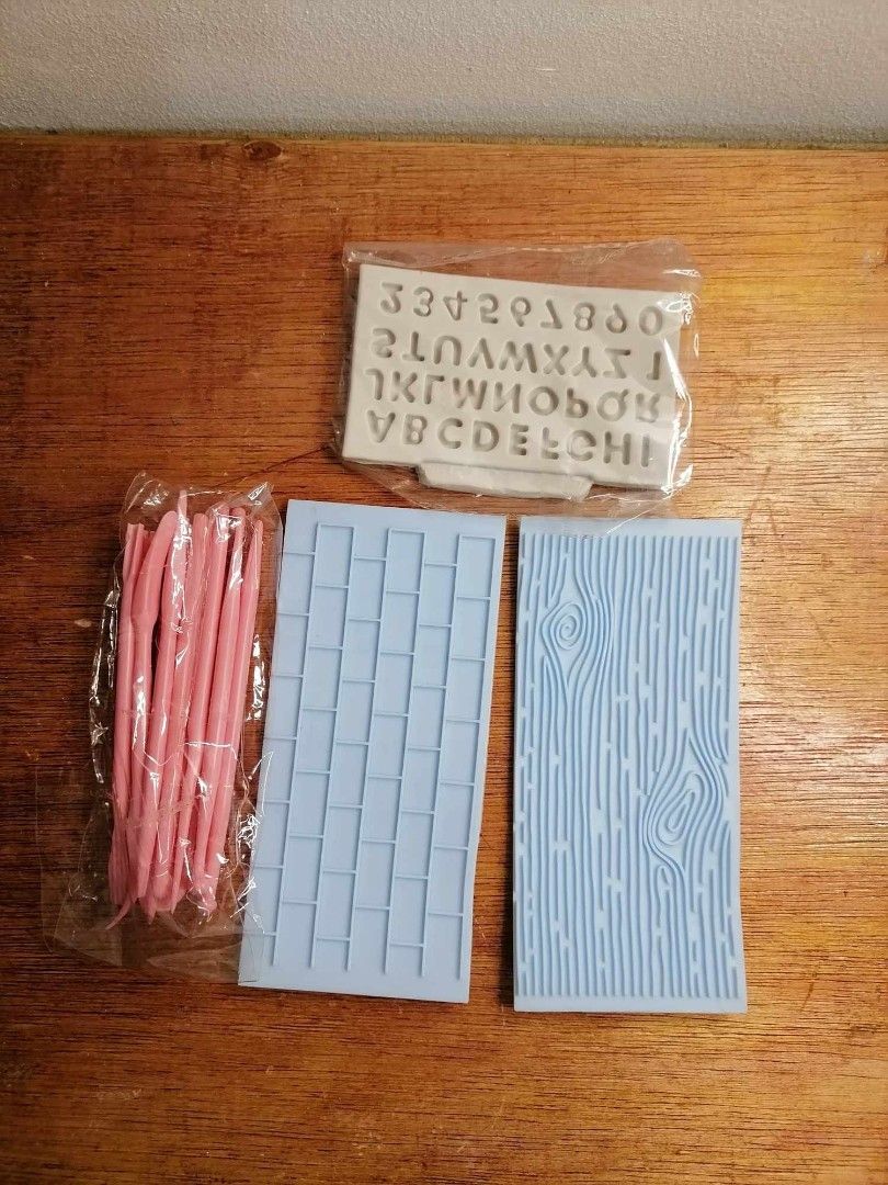 Clay letter molder, tools & stamp. (Category: Craft Supplies & Tools) located in Manila. Submitted by xxholice (Listing ID 1331303976, Image 1). Description: take all for 150 Never been use po. naka stock lang sakin. courier: j&t, lalamove(ncr) shipping fee not included.