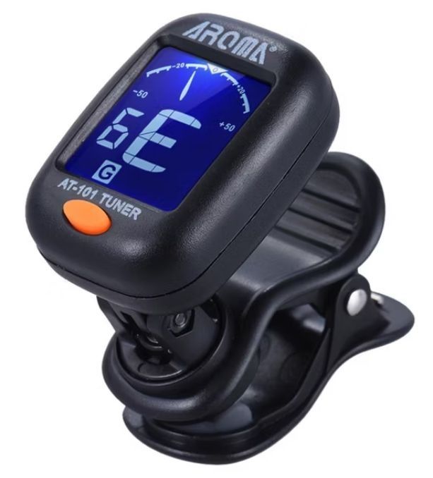 Clip-on Portable Mini High Sensitivity Digital Tuner with Rotating Clip ...