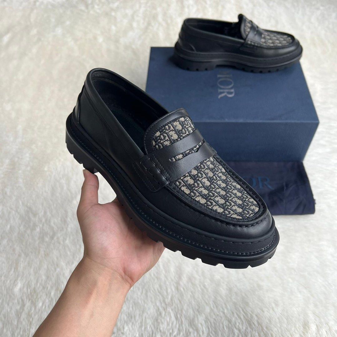 Dior oblique loafers online