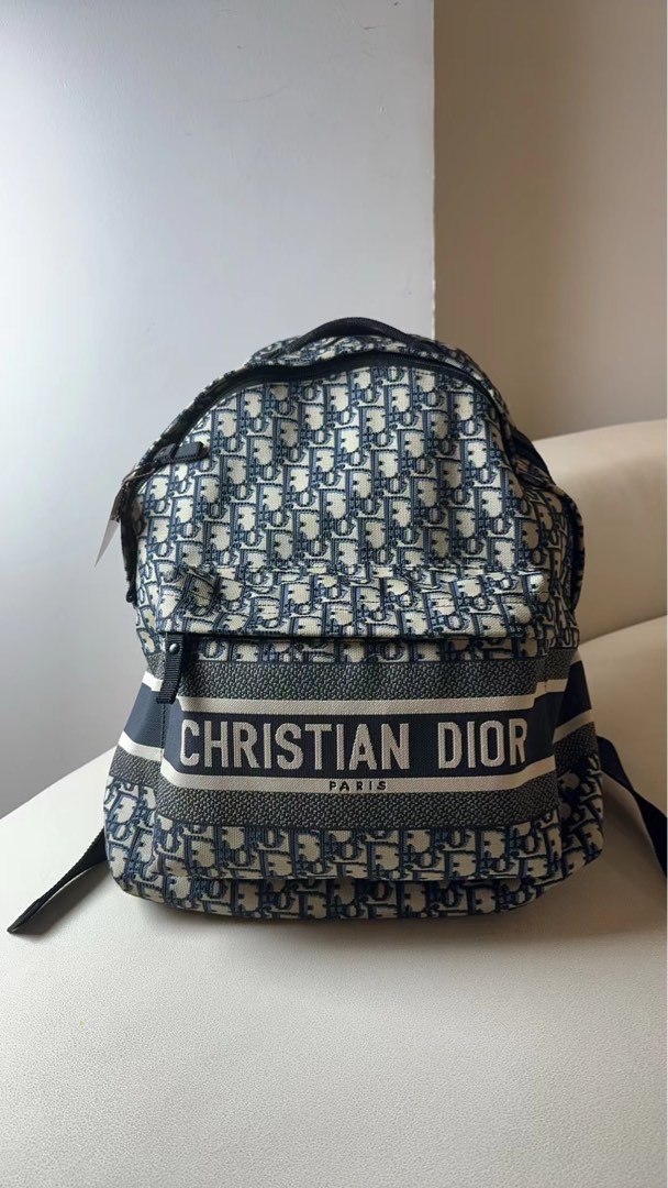 Dior canvas backpack 2025