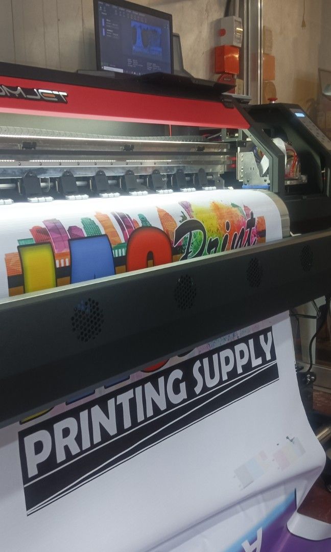 DUAL HEAD 6FT TARPAULIN PRINTER (Category: Printers, Scanners & Copiers) located in Manila. Submitted by melvinflor41363 (Listing ID 1331236964, Image 1). Description: BRAND NEW!! ✅ TARPAULIN PRINTER MACHINE ✅ SUBLIMATION PRINTER MACHINE ✅ DTF MACHINE (DIRECT TO FILM) A3 SIZE and 2FT ✅ ENGRAVER MACHINE ✅ 80x100 HEAT PRESS (Drawer Type) ✅ HEAT PRESS ROLLER TYPE ✅ CUTTER PLOTTER (2FT and 4FT) ✔️ FREEBIES ✔️ FREE TRAINING & INSTALLATION ✔️ AFTER SAL