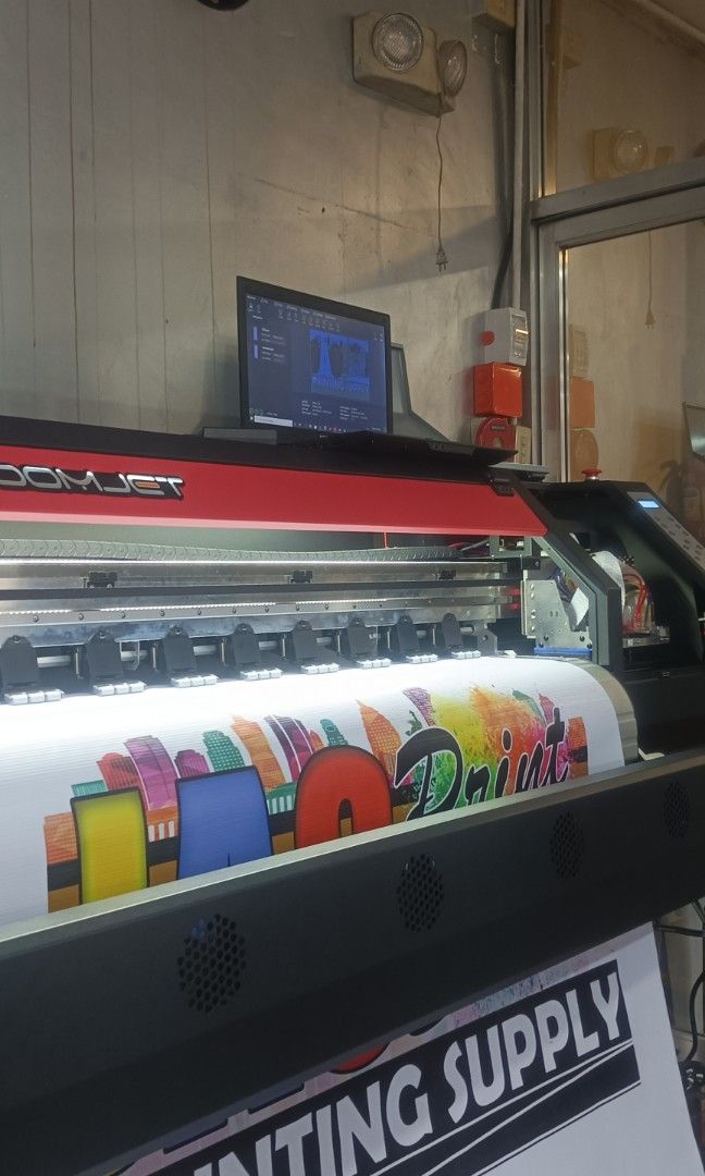 DUAL HEAD 6FT TARPAULIN PRINTER (Category: Printers, Scanners & Copiers) located in Manila. Submitted by melvinflor41363 (Listing ID 1331236964, Image 2). Description: BRAND NEW!! ✅ TARPAULIN PRINTER MACHINE ✅ SUBLIMATION PRINTER MACHINE ✅ DTF MACHINE (DIRECT TO FILM) A3 SIZE and 2FT ✅ ENGRAVER MACHINE ✅ 80x100 HEAT PRESS (Drawer Type) ✅ HEAT PRESS ROLLER TYPE ✅ CUTTER PLOTTER (2FT and 4FT) ✔️ FREEBIES ✔️ FREE TRAINING & INSTALLATION ✔️ AFTER SAL