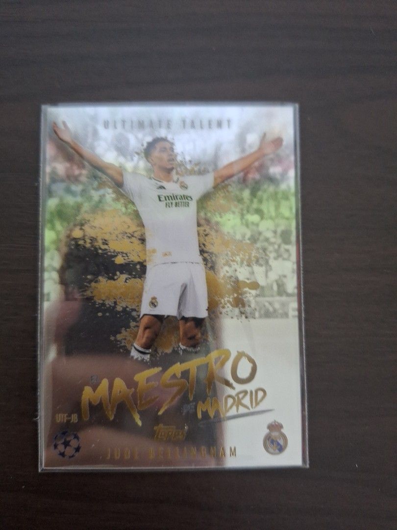 Jude Bellingham El maestro de Madrid Match attax 24/25, Toys