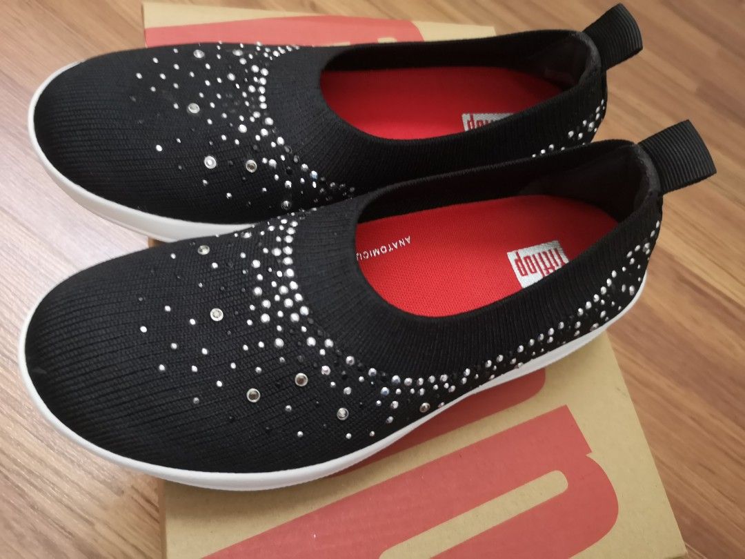 Uberknit crystal ballerinas top