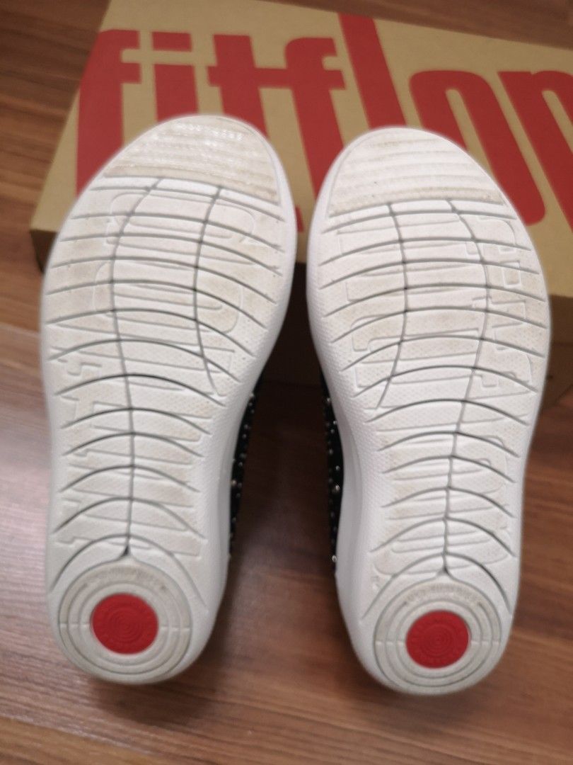 FitFlop Uberknit Ombre Crystal Ballerinas Women s Fashion Footwear Flipflops and Slides on Carousell