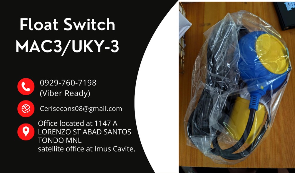 Float Switch MAC3/UKY-3, Commercial & Industrial, Construction Tools ...