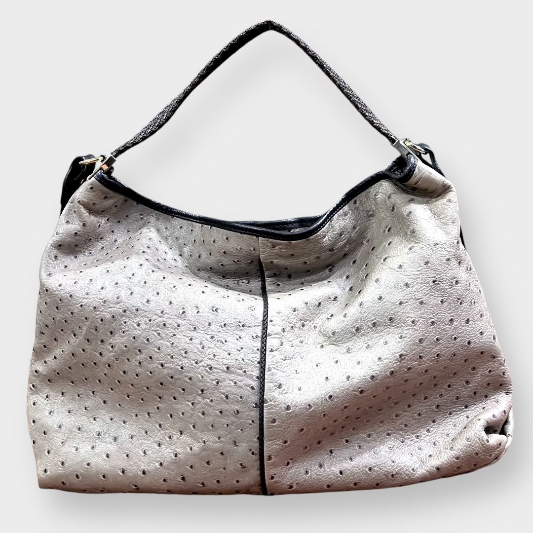 Furla Ostrich Leather Bag