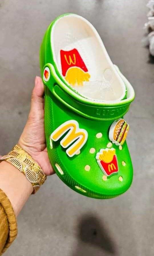 GAME MCDO CROCS🧿🧿 (Category: Slippers and slides) located in Antipolo. Submitted by mgrace0920 (Listing ID 1331250899, Image 1). Description: GAME MCDO CROCS🧿🧿 BUYLAAA NA SOBRANG GANDA NG QUALITY NYN D KNA LUGI🥰 AVAILABLE SIZE 35,36,37,38,39,40.