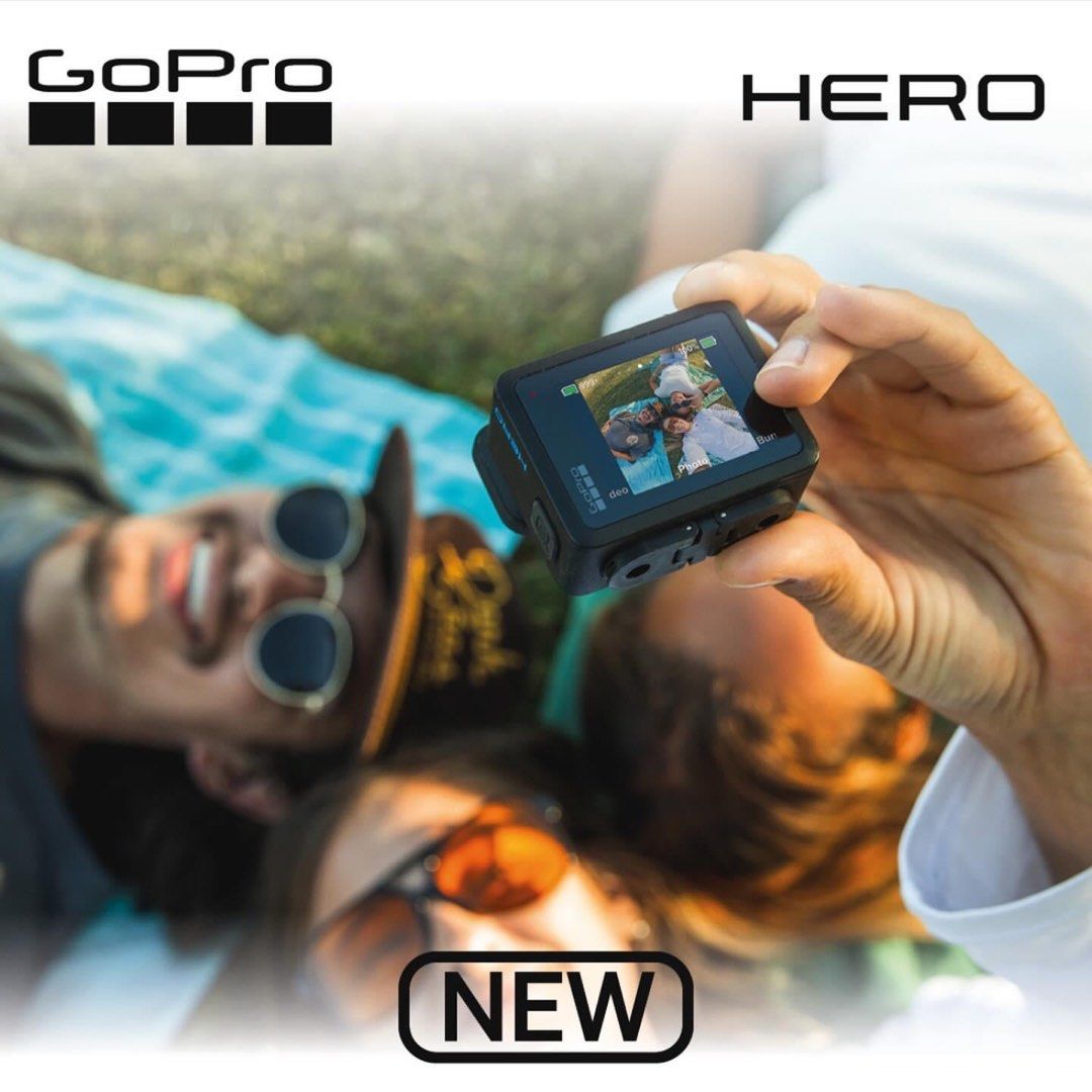 GoPro Hero (Category: Cameras) located in San Juan City. Submitted by urbangiz_greenhillsmall (Listing ID 1331369139, Image 3). Description: IT'S 4K'ING HERE! GoPro's smallest and lightest 4K camera has finally arrived. The all-new #GoProHERO is 4K'ING TINY and 4K'ING AFFORDABLE—only SRP ₱13,990. 🤩 Get a FREE Sandisk Extreme 64gb microsd card. Key features: > UHD 4K30/1080p30 Video, 12MP Photos > 2.7K60/50 2x Slow-Motion Video > HyperSmooth Vide