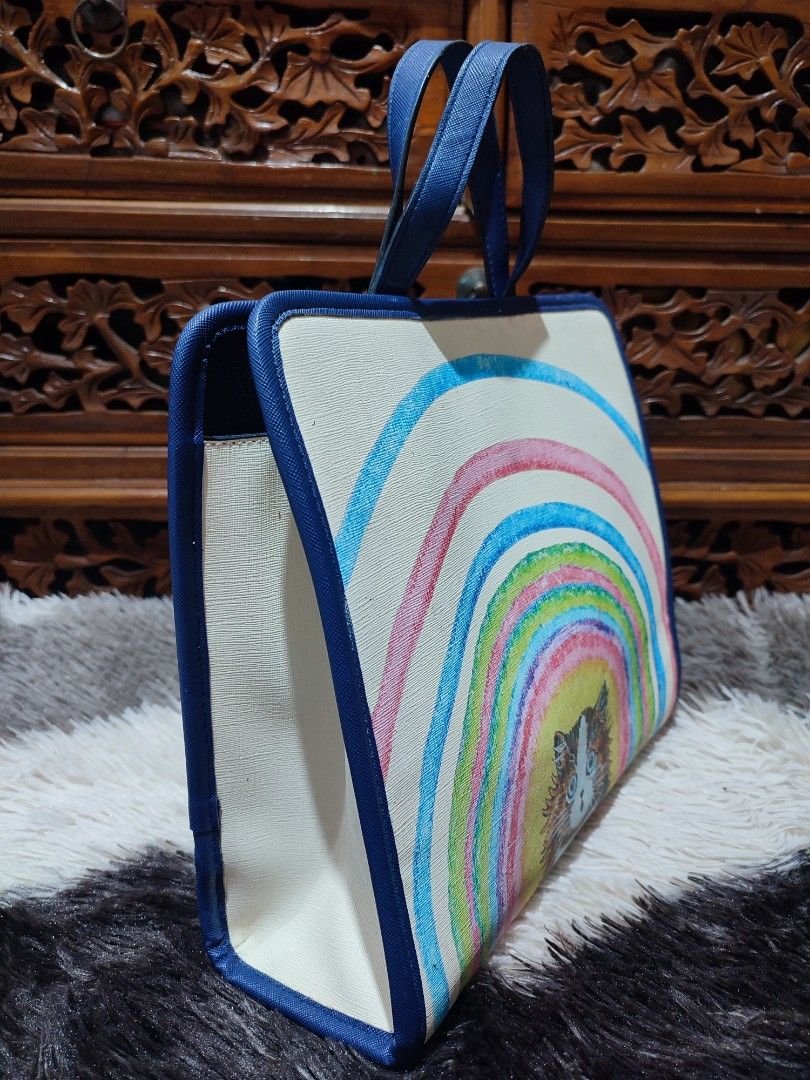 Gucci Junior Coated Canvas Louis wain Cat Rainbow Tote, Barang