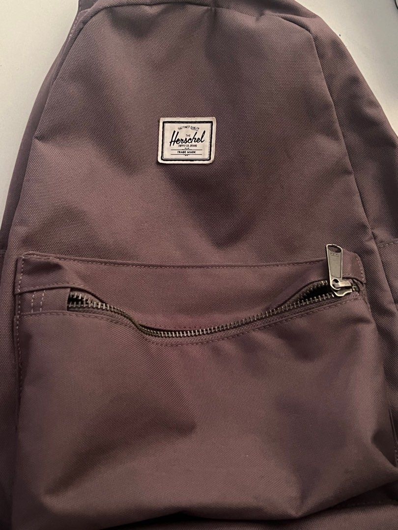 Herschel Backpack - For sale (Category: Backpacks) located in Manila. Submitted by inna.declutters (Listing ID 1331351656, Image 1). Description: selling my herschel bagpack - fits 13 inch laptop & long folders - used but not abused - super bago pa since di ko naman lagi nagagamit - got this at bratpack (no receipt na) - minimal stains - negotiable price !!! - pm for more pics rfs: need funds 🥰.
