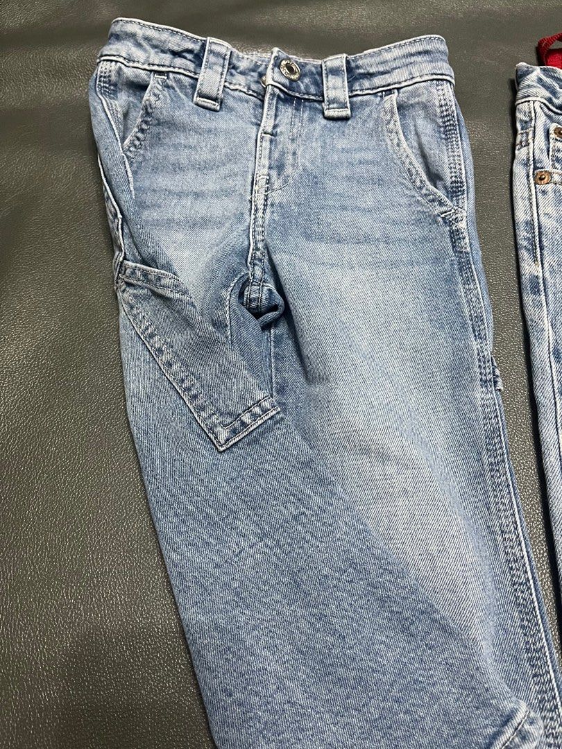H M Levis wide leg jeans Babies Kids Babies Kids Fashion on Carousell