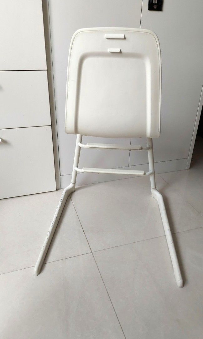 Junior Highchair Langur High Chair Review IKEA Langur High Chair Tray, White, Width: 17 3/8 main image 0
