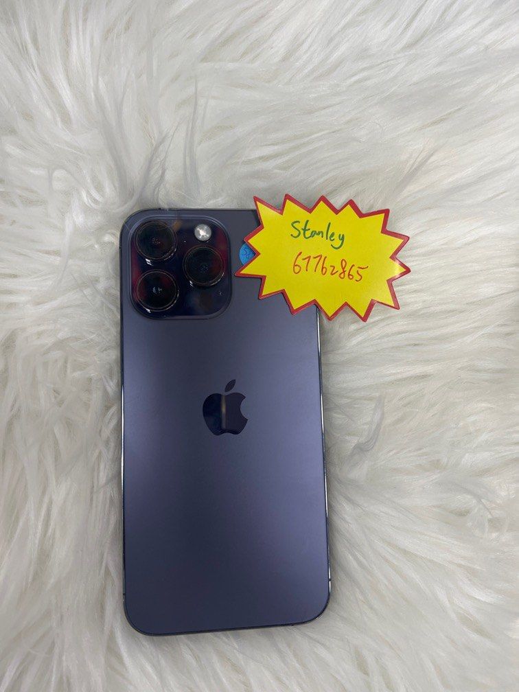 Iphone 14pro max 512GB ,行貨香港版，紫色，功能一切正常，全原裝無拆 