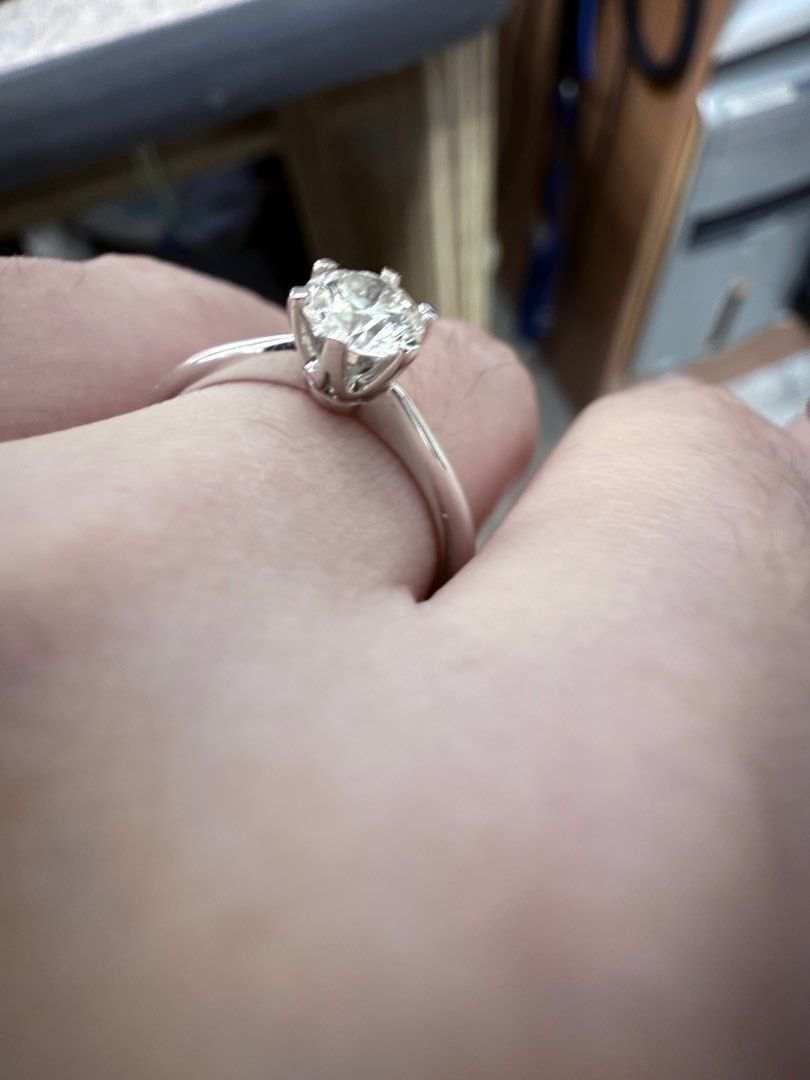 Jannpaul Diamond Engagement Ring Carat, Women's Fashion