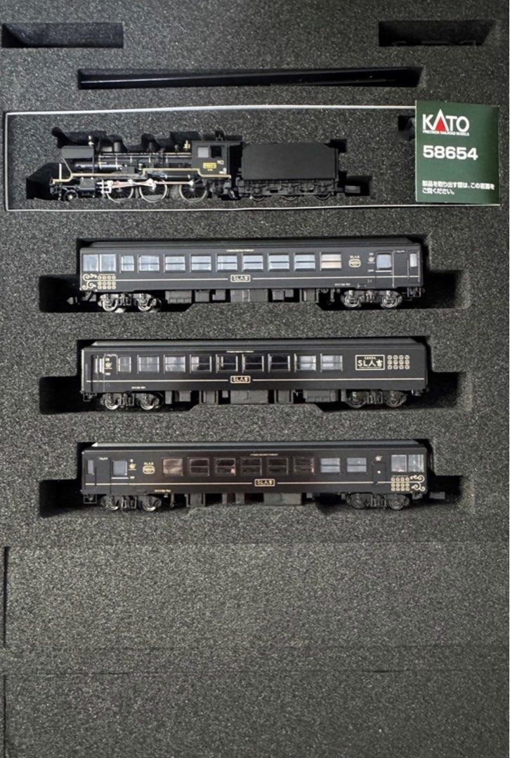Kato 10-1727 58654+50系「SL人吉」 4両セット, 興趣及遊戲, 玩具