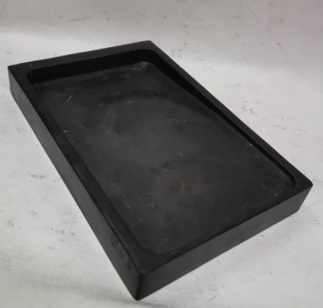 Large Instone Luxury Ink Stone Suzuri Suishodo Zuri Inscription Unique ...