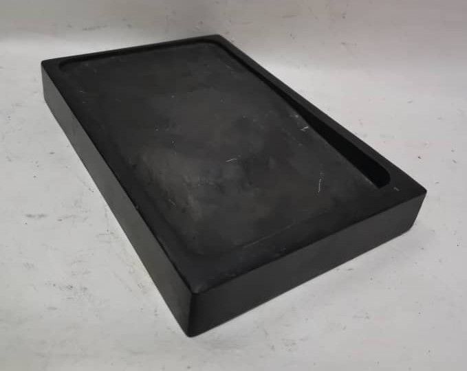 Large Instone Luxury Ink Stone Suzuri Suishodo Zuri Inscription Unique ...