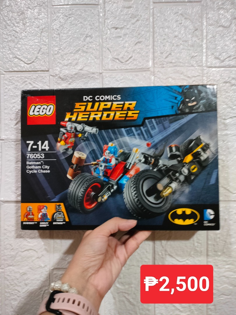 LEGO Super Heroes Batman Gotham City Cycle Chase 76053 Hobbies Toys Toys Games on Carousell