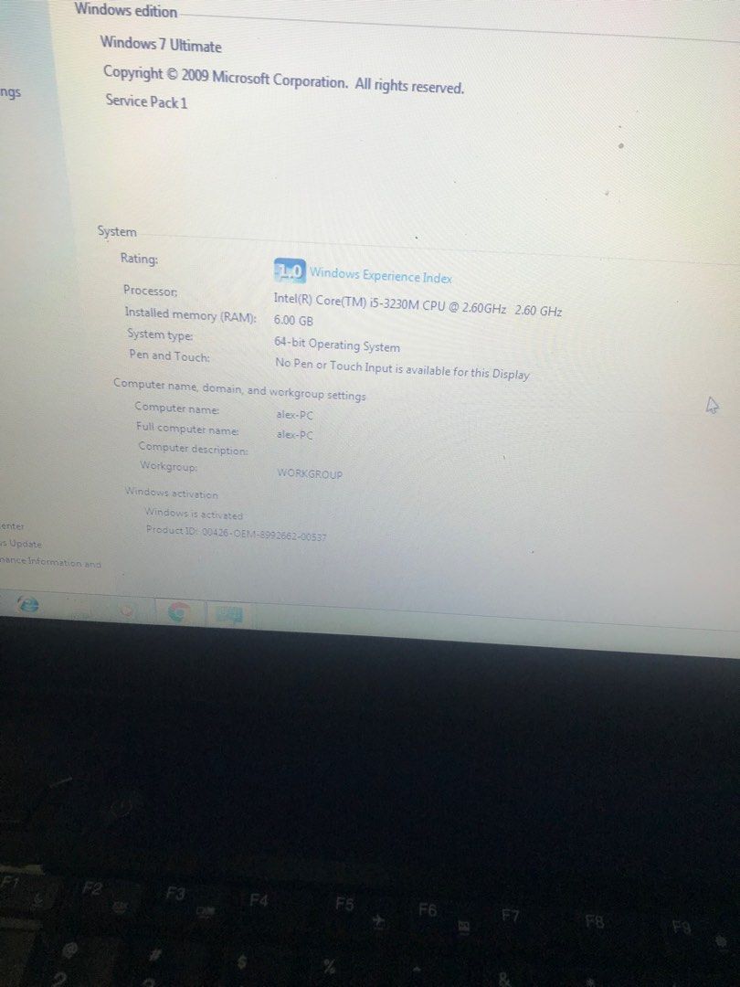 Lenovo laptop , Core i5 , 6 GB ,with the charger, 電腦＆科技, 手提電腦 Carousell
