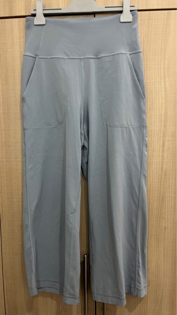 6] Lululemon Align Wide Leg Crop Chambray, Women's Fashion