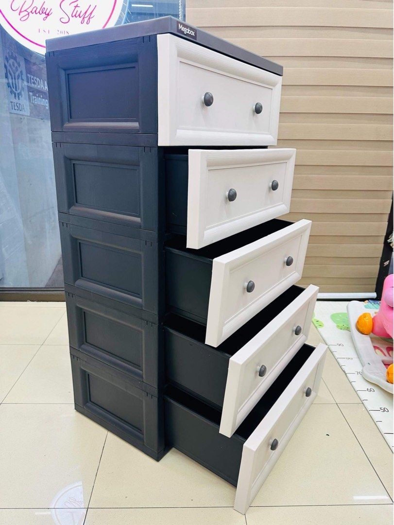 Megabox drawers & cabinets original (Category: Shelves, Cabinets & Racks) located in Pasig City. Submitted by gammad_05 (Listing ID 1331256212, Image 3). Description: Mega box drawers & cabinets Original & brand new Beige & gray color 4&5Layers Wardrobe Utility Store locations : 11 M.H del pilar st. San nicolas pasig city Fb page: Czy zab baby needs CZ baby stuffs 2 Store operating: Tuesday - Sunday 9:00 am - 7:00 pm For walkins look for bob & ca
