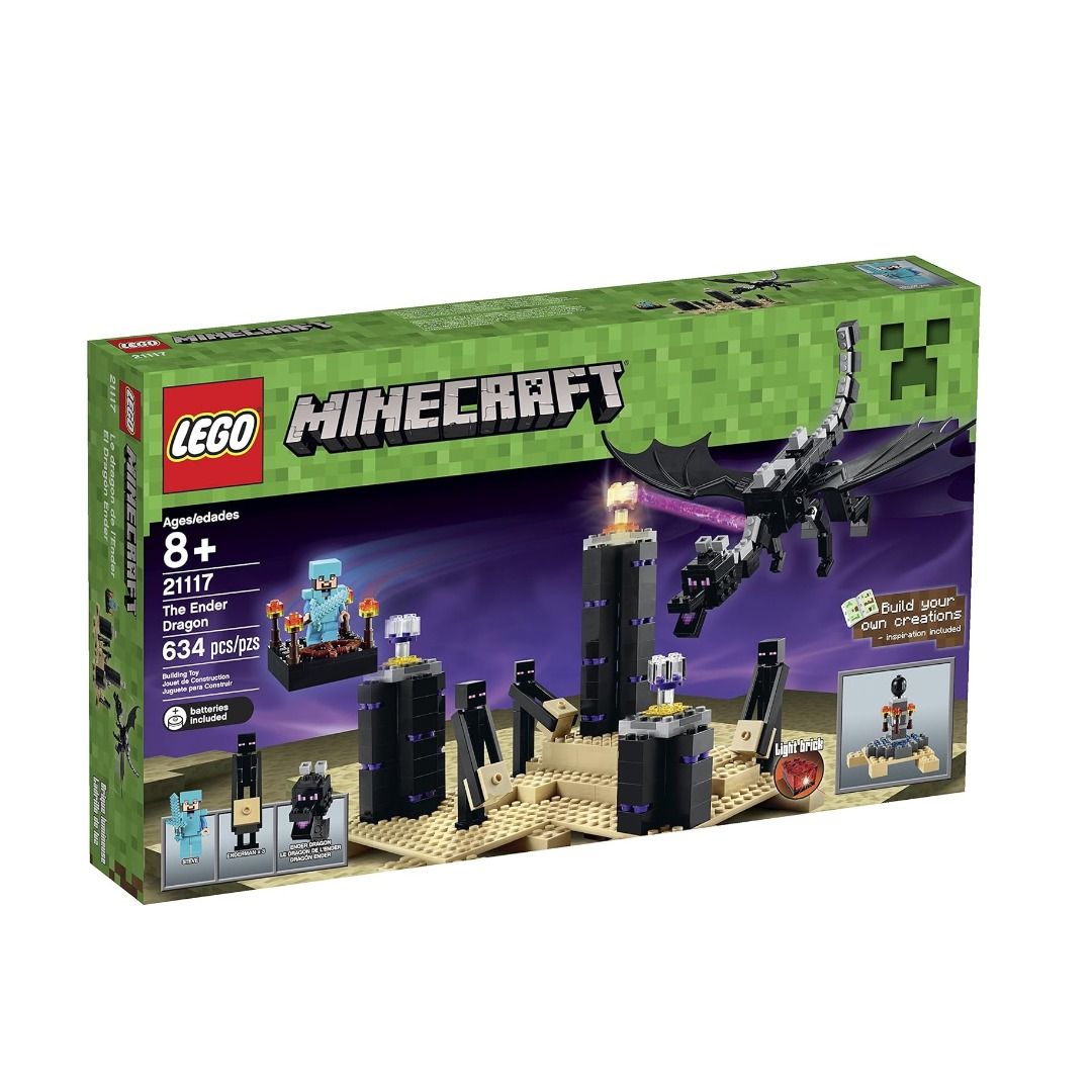 Minecraft lego set ender dragon hot sale