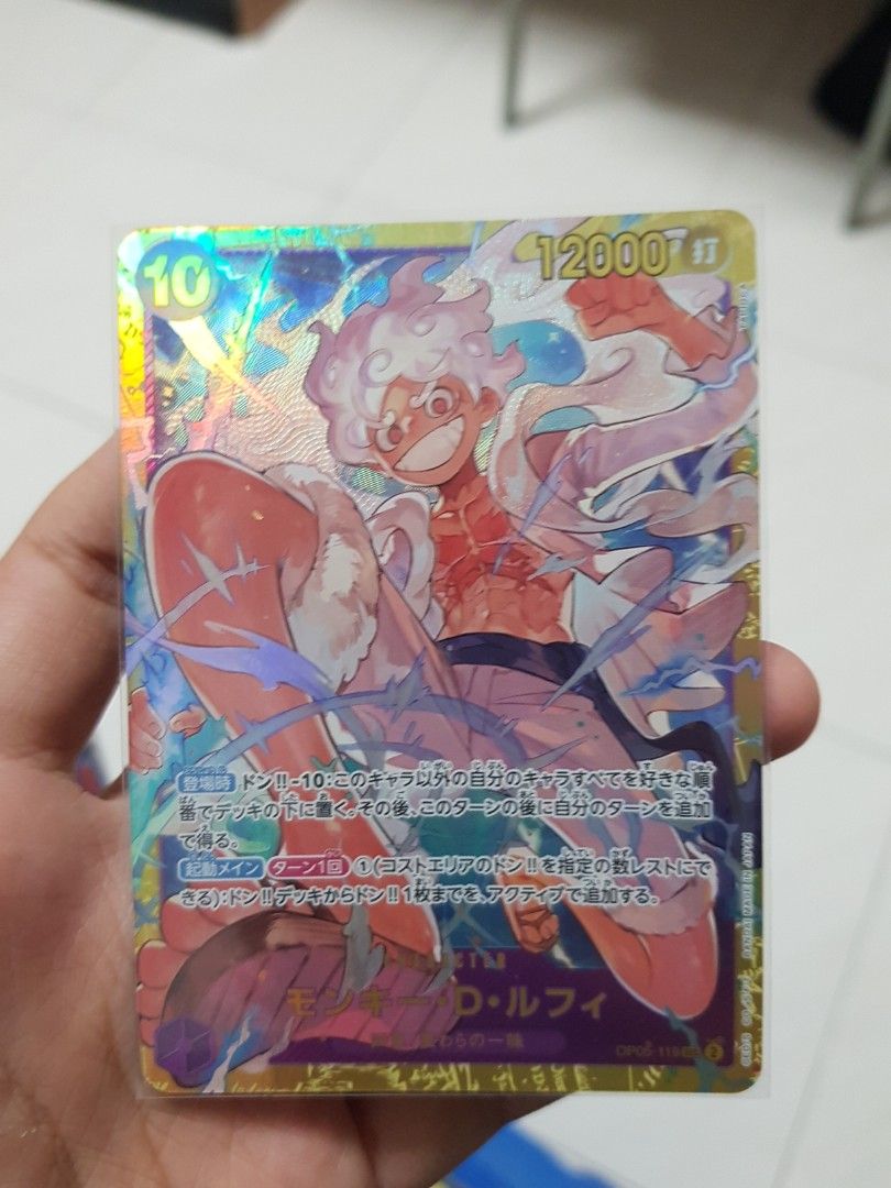 monkey.d.luffy SEC OP05-119 Japanese ONE PIECE One Piece Cards The Best -  NM, Hobbies & Toys, Toys & Games on Carousell