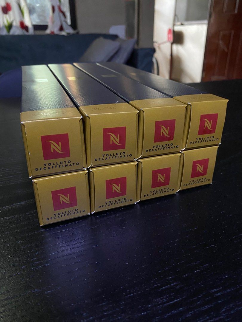 Nespresso Volluto Decaffeinato (Category: Beverages) located in Manila. Submitted by stowski (Listing ID 1331245971, Image 1). Description: 350 per sleeve. Expiration: January 31, 2025 Location: Manila. If meet up, sm san lazaro lang po! thank you!.