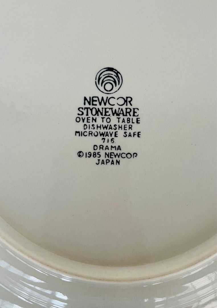 Newcor Stoneware plate Japan Furniture Home Living Kitchenware Tableware Dinnerware Cutlery on Carousell