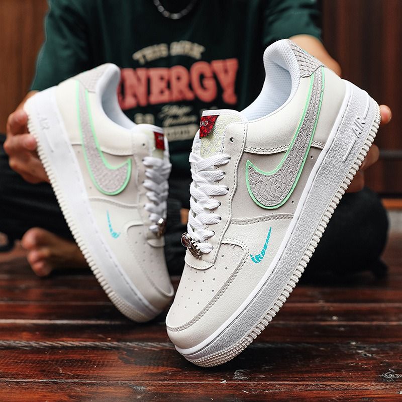 Nike Air Force 1 AF1 AJ Size 36 47 AJ men s low top Air Force One Dragon Year limited edition women s shoes AF1 white shoes black board shoes Men s Fashion Footwear Sneakers