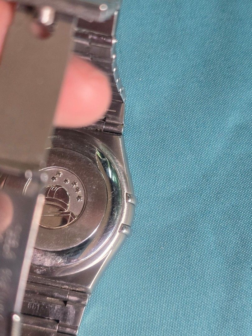 Omega constellation perpetual calendar (Category: Luxury Watches) located in Pasig City. Submitted by sherylcolet (Listing ID 1331234377, Image 3). Description: 33mm Perpetual Calendar minor scartches., manage your expectation but well kept and conditioned. 7/10. pm if interested. not using anymore. thank u.