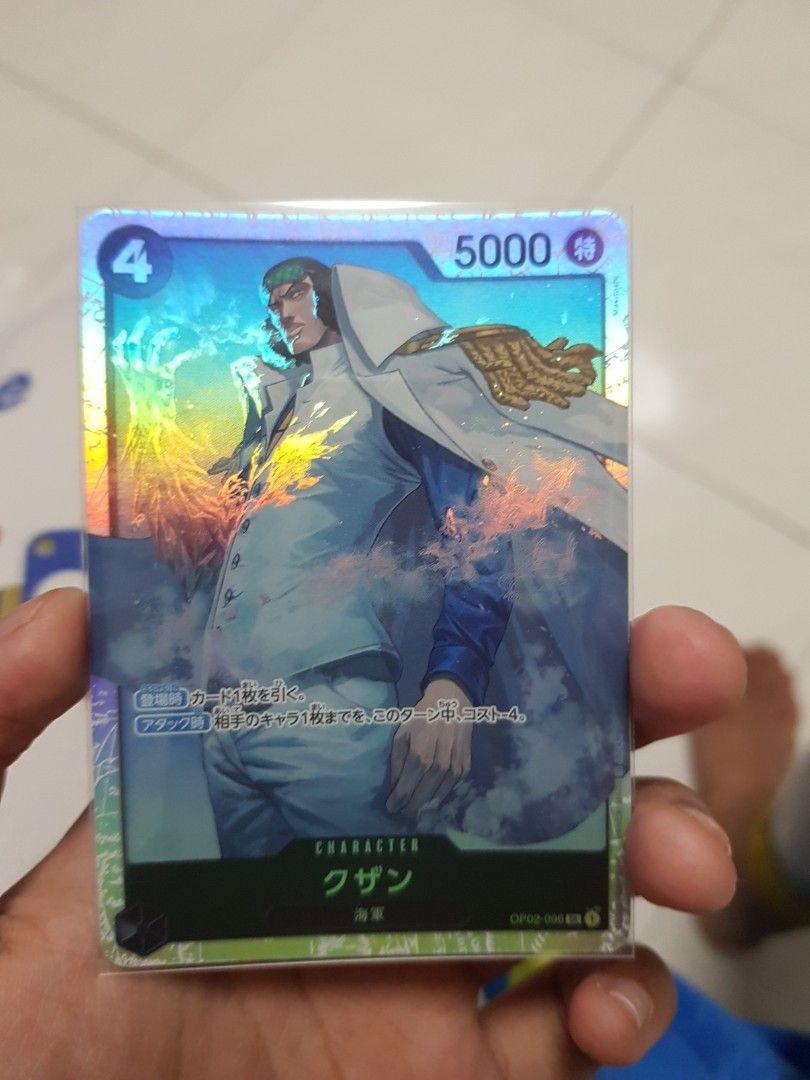 One Piece Card Game Kuzan OP02-096 SR Super Rare NM One Piece Cards The  Best Japanese, Hobbies & Toys, Toys & Games on Carousell
