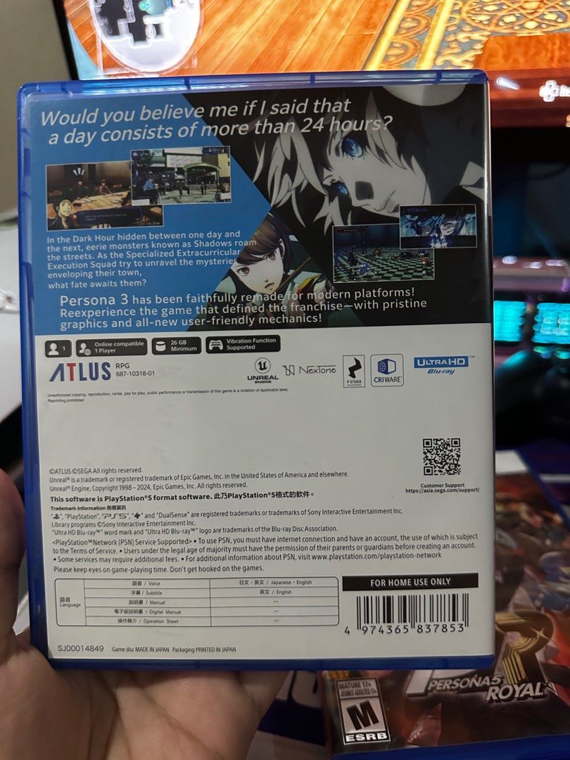 Persona 3 Reload, Video Gaming, Video Games, PlayStation on Carousell