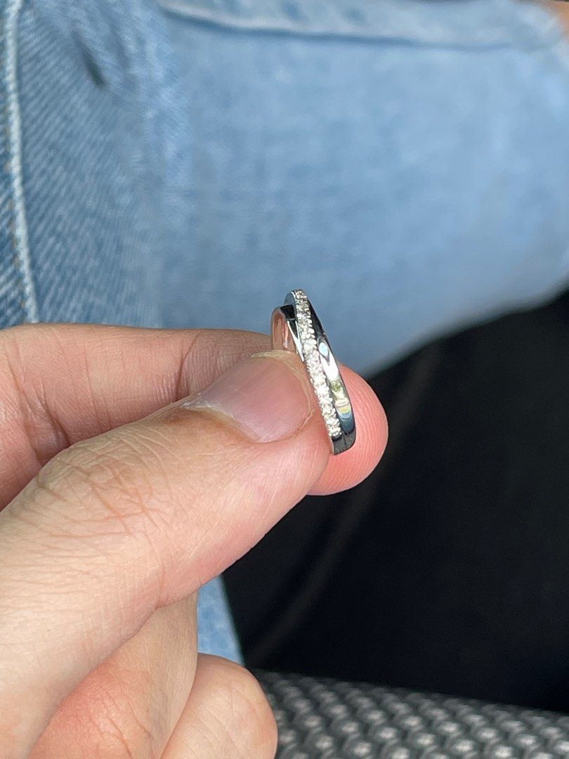 Wah Chan White gold Rings Luxury Accessories on Carousell