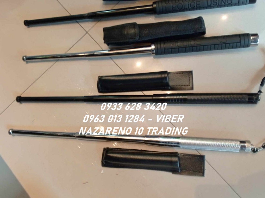 Police Baton Retractable Telescopic baton, Police, Looking For on Carousell
