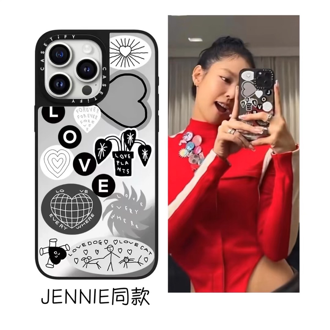PRE-ORDER] Casetify phone case Blackpink JENNIE LOVE STICKER
