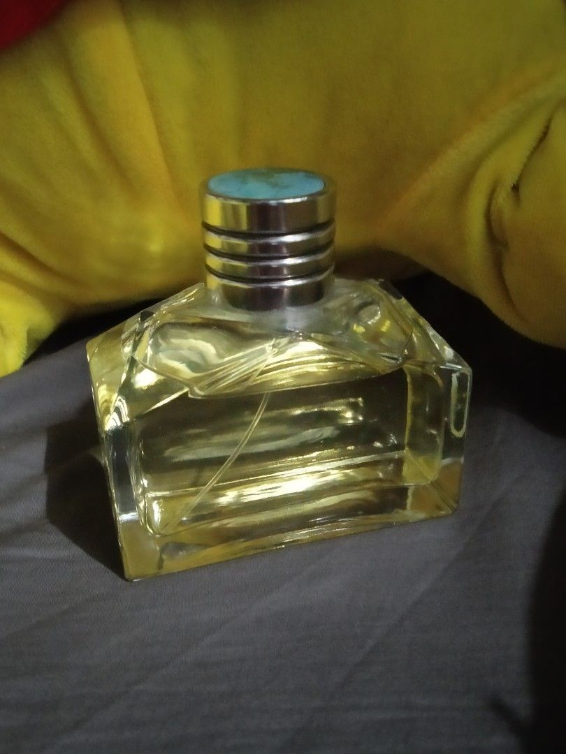 RALPH LAUREN PERFUME FOR MEN 💙 (Category: Fragrance & Deodorants) located in Pasay City. Submitted by mjdiaz.43 (Listing ID 1331270837, Image 2). Description: 💯 Authentic from 🇺🇲 Money back guarantee if proven fake 💪 RALPH LAUREN PURE TORQUOISE EAU DE PARFUM 125ml ( big bottle po eto ) RFS : Di type ng eldest son ko Yung smell also my hubby 🙃 kaya benta na lang... almost 90% full not less than 5x spray or use selling for 4k as is... no box 