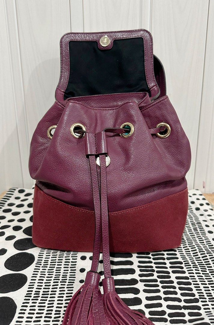 Rebecca Minkoff Mansfield Burgundy Leather Brit Brass Convertible Backpack Purse (Category: Backpacks) located in Bacoor. Submitted by manila.duchess (Listing ID 1331329918, Image 2). Description: Rebecca Minkoff Mansfield Burgundy Leather Brit Brass Convertible Backpack Purse In prisitine condition, rarely used. No visible signs of usage or wear. L x H x W = 11” x 10” x 3.5” Shipping c/o buyer.