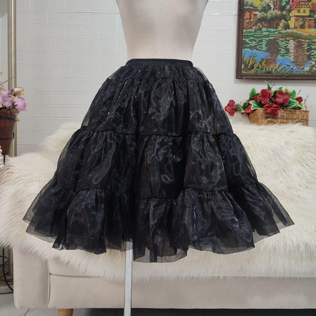Rok petticoat rok petticoat midi rok pengembang dress rok pengembang gaun