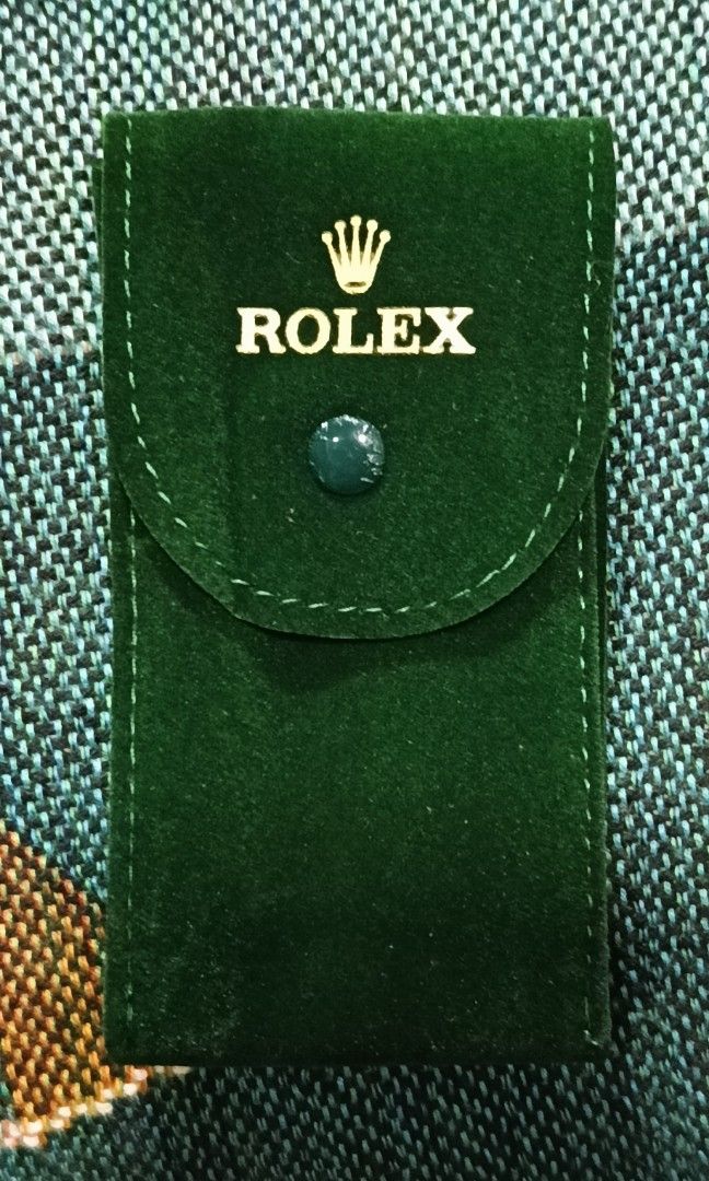 Rolex Service Pouch (NOS) (Category: Luxury Watches) located in Quezon City. Submitted by timecheckph (Listing ID 1331121664, Image 1). Description: For Sale: Rolex Service Pouch (NOS) New old stock (NOS) imported from SG service center Minor paint crackles on button because of sign of age. Essential to any Rolex owner, ideally one pouch per Rolex timepiece. great to use in travel or storage. Great to gift to any watch enthusiast or collector. Pr